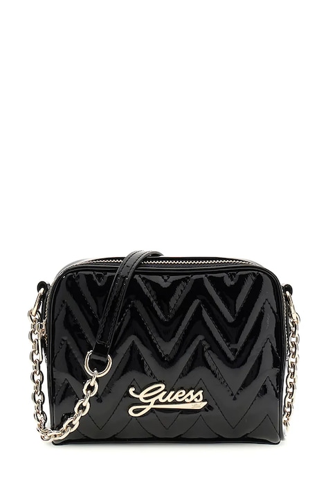 Guess torebka crossbody dziecięca z imitacji skóry czarna J6YZ07 W3001