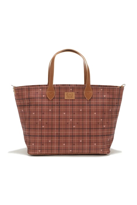 La Millou Shopper torba MOO MEADOW PLAID narančasta 157362