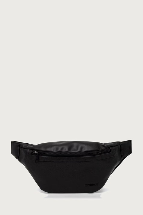 Scotch & Soda Nerka męska z imitacji skóry czarna SCHB5045