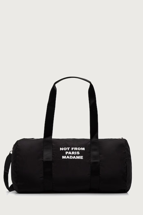Drôle de Monsieur Torba za muškarce Slogan Gym crna M-AC213-NY003