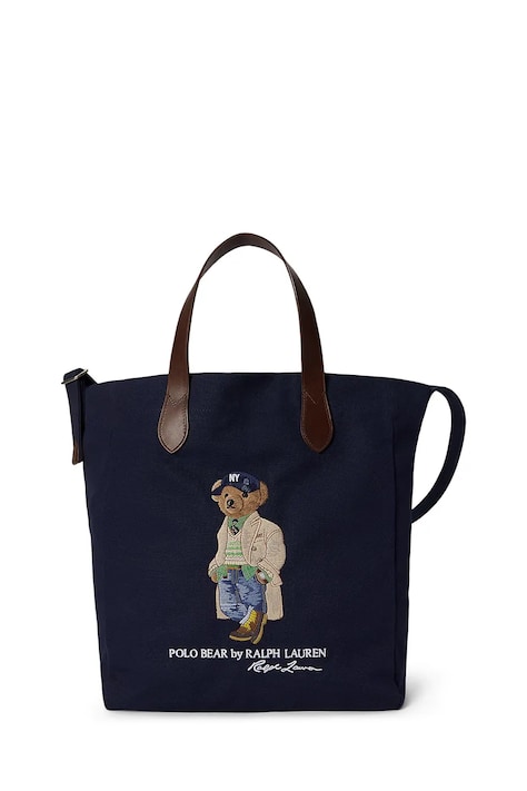 Polo Ralph Lauren Shopperka męska bawełniana granatowa 405P16216