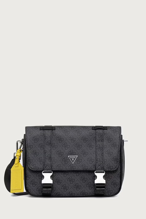 Guess Torba z imitacji skóry MILANO szara HMMILO P6464