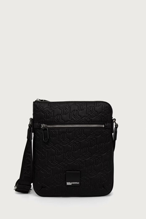 Karl Lagerfeld Jeans Taštička pánská z imitace kůže černá B4M30302