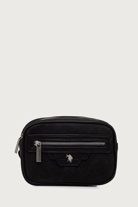 U.S. Polo Assn. Nerka męska z imitacji skóry NASSAU czarna BIU269411MVP