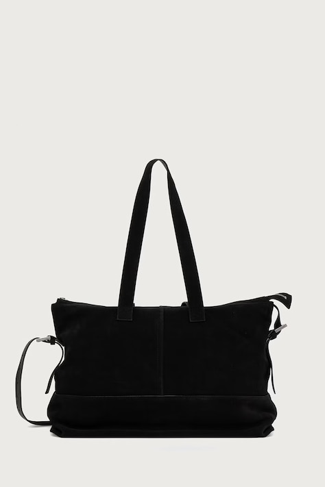 AllSaints Torba męska skórzana CASSIUS N/S TOTE czarna M093XF