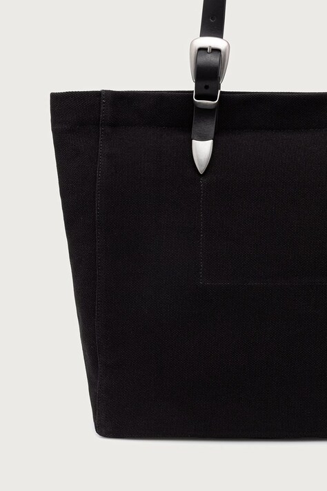 AllSaints Taška pánská HAVEN CANVS E/W TOTE černá M081XF