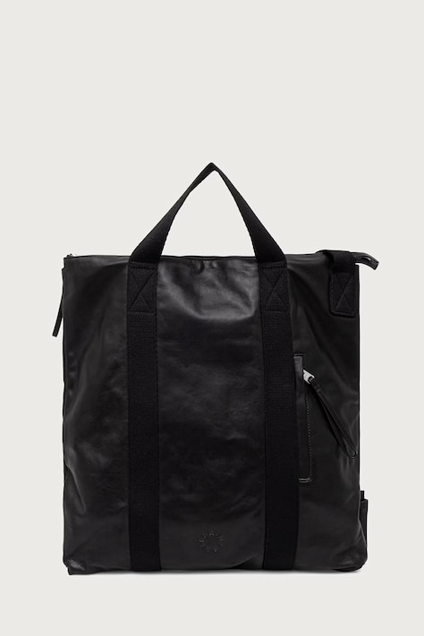 AllSaints Torba męska skórzana KIT LEATHER BACKPACK czarna M062XF
