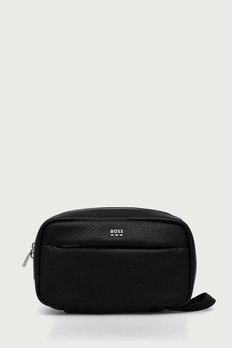 BOSS козметична чанта мъжка от имитация на кожа Ray EVO_Washbag черна 50572883
