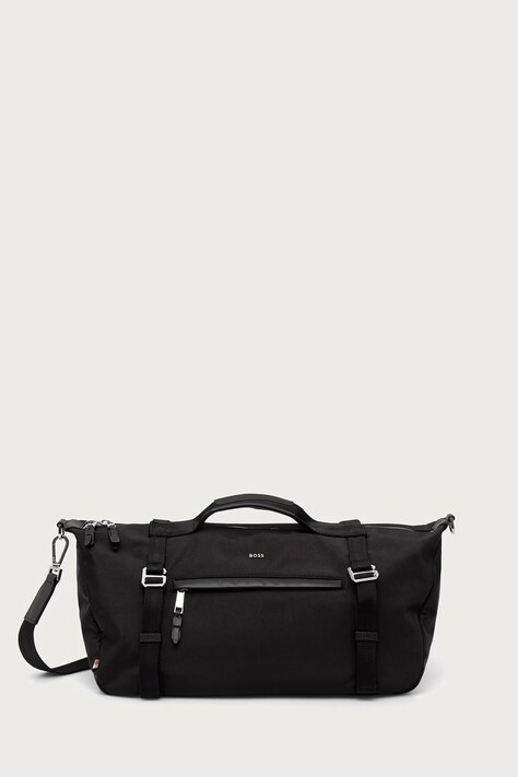 BOSS Ταξιδιωτική τσάντα ανδρική Highway_N_Mn Holdall μαύρη 50572806