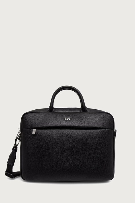BOSS сумка для ноутбука мужская из искусственной кожи Ray EVO_Doc Case чёрная 50572798