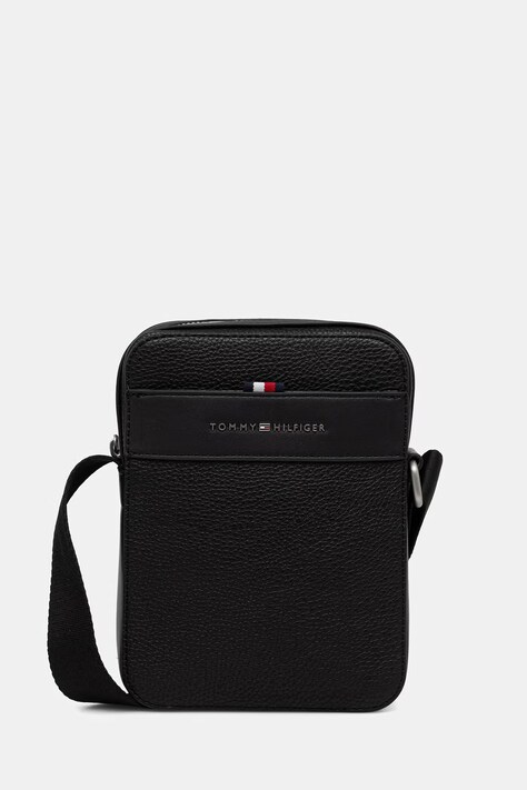 Tommy Hilfiger saszetka męska z imitacji skóry czarna AM0AM14698