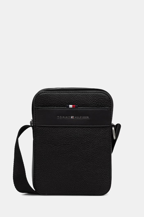 Tommy Hilfiger saszetka męska z imitacji skóry czarna AM0AM14698