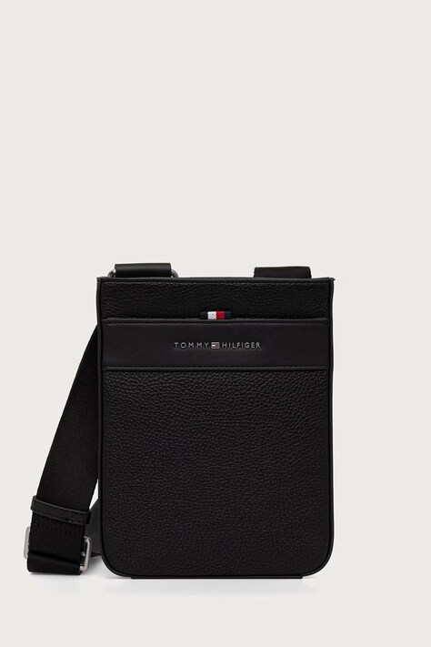 Tommy Hilfiger saszetka męska z imitacji skóry czarna AM0AM14697