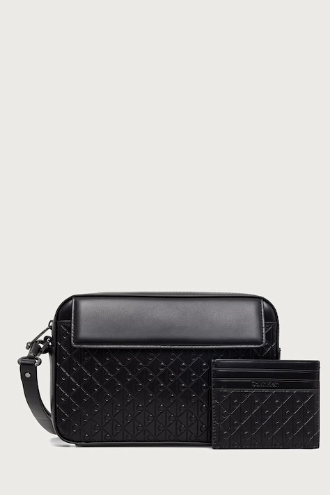 Calvin Klein Set s etuijem za muškarce crni LV04D0021G