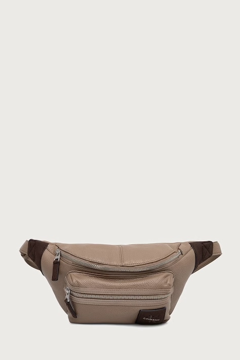 Calvin Klein nerka męska z imitacji skóry beżowa LV04D3513G