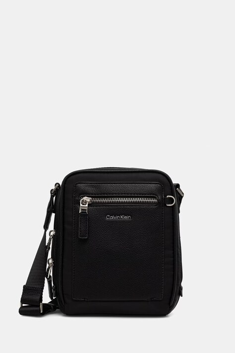 Calvin Klein saszetka męska czarna LV04D3500G
