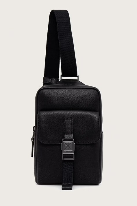 Calvin Klein saszetka męska czarna LV04D3507G
