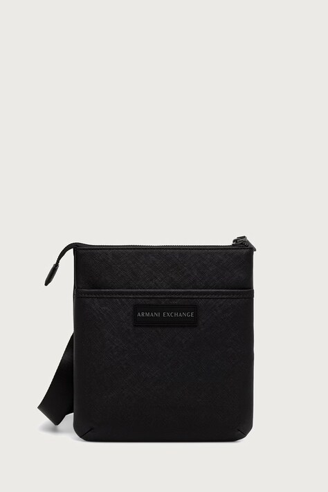 Armani Exchange Kabelka pánska z imitácie kože čierna XM003575 AF26659