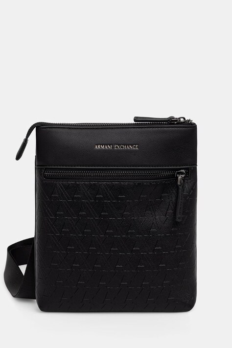 Armani Exchange Сумка для мужчин из искусственной кожи чёрная XM003582 AF26662