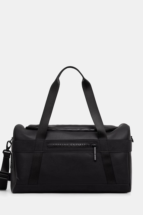Armani Exchange putna torba za muškarce od imitacije kože crna XM003365 AF26679