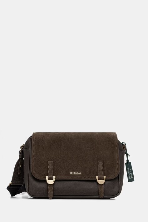 Coccinelle torba męska skórzana zielona E1 VLF 85 03 01