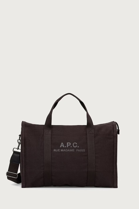 A.P.C. Torba bawełniana gym bag recuperation brązowa COHTN.H62230
