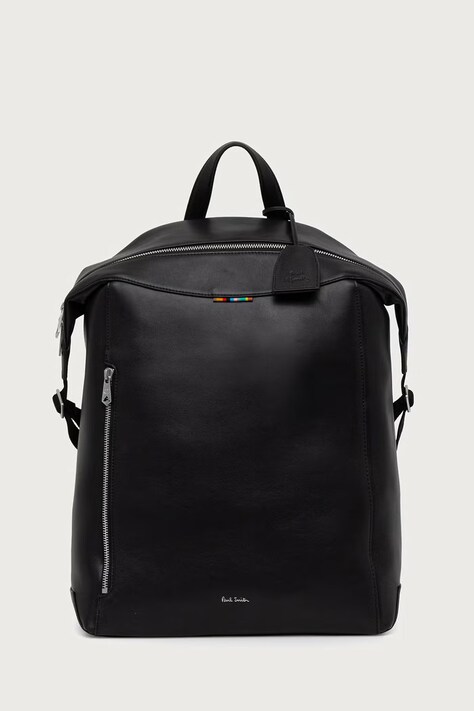 Paul Smith Plecak męski skórzany czarny M1A-8336-WSIGNT