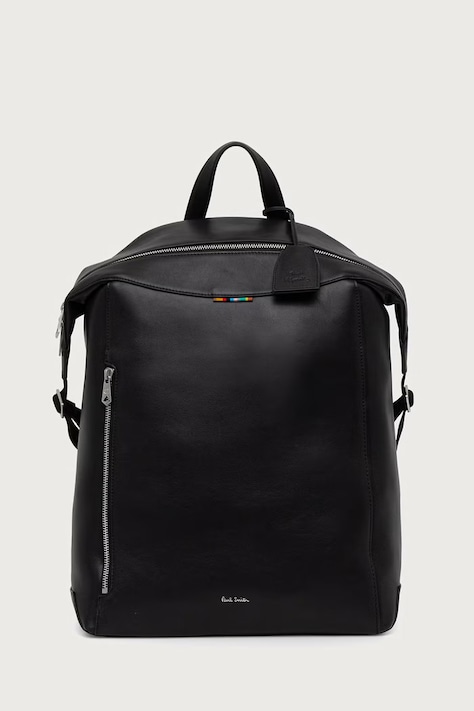 Paul Smith Plecak męski skórzany czarny M1A-8336-WSIGNT