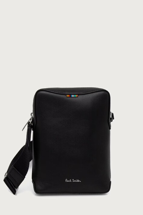Paul Smith Saszetka męska skórzana czarna M1A-8333-WSIGNT