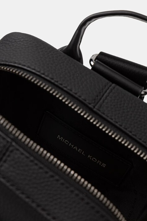 Michael Kors рюкзак чоловічий шкіряний HUDSON — AW26-TOMZTN, чорний — фото 5