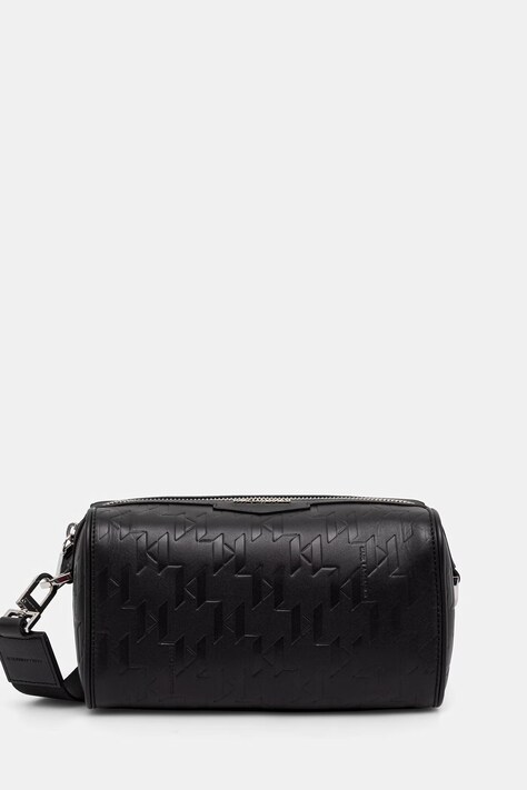 Karl Lagerfeld mala torba za muškarce kožna K/LOOM crna B3M30251