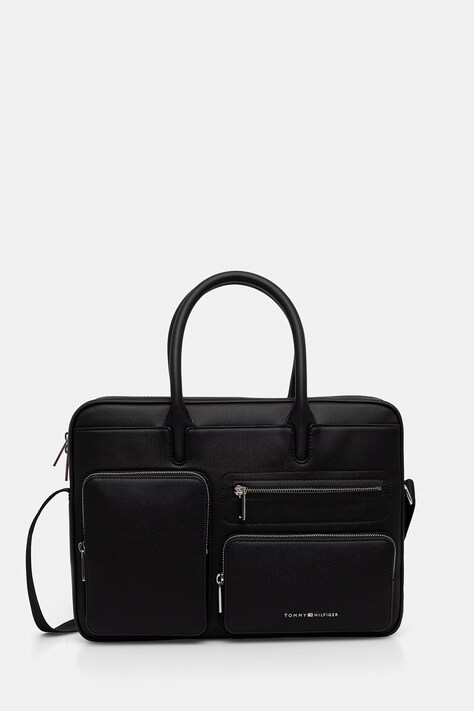 Tommy Hilfiger taška na notebook pánská černá AM0AM14406