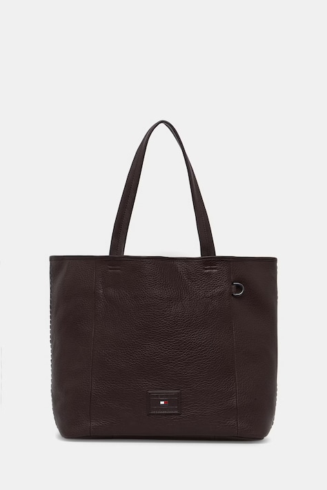 Tommy Hilfiger torba męska skórzana brązowa AM0AM14464