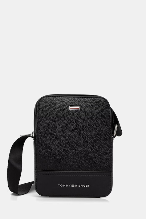 Tommy Hilfiger saszetka męska z imitacji skóry czarna AM0AM14433