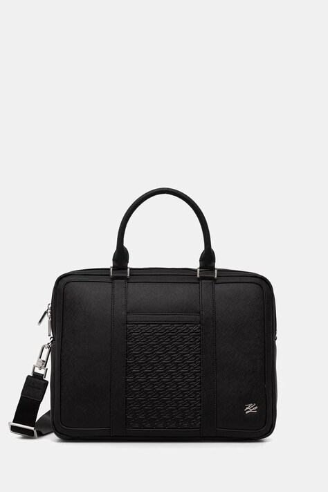 Karl Lagerfeld torba za muškarce K/AUTOGRAPH crna B3M30261
