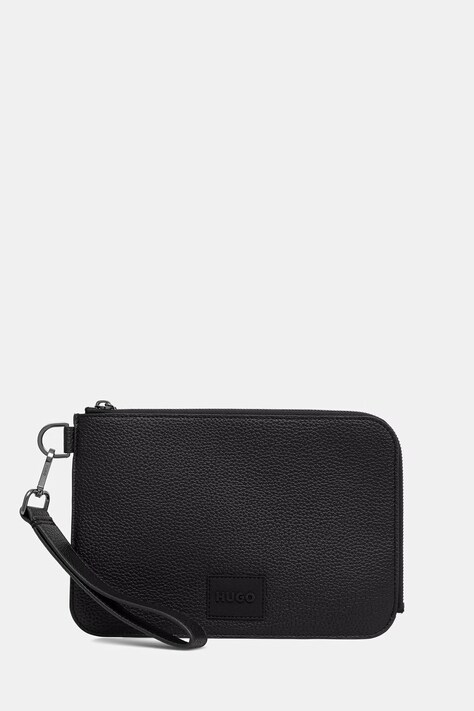 HUGO saszetka męska z imitacji skóry Ethon 2.0HI_Pouch czarna 50571679