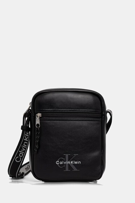 Calvin Klein saszetka męska czarna LV04D3418G