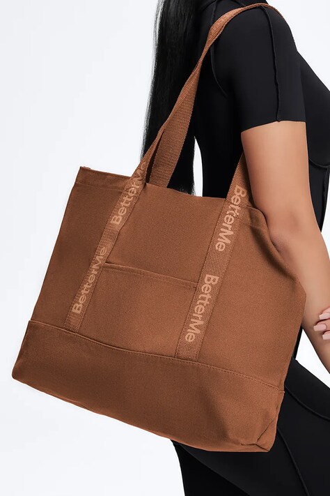 BetterMe Torba materiałowa Canvas Tote brązowa BAG00001