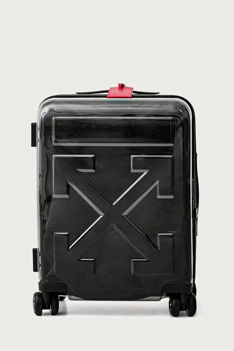Off-White Quote Arrow Trolley tvrdi kofer crni OWUNG01F26PL01