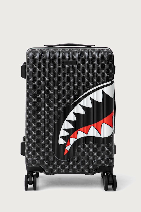 Sprayground Walizka twarda SHARKS IN PARIS czarna 910CL328NSZ