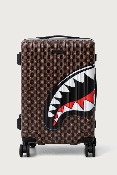 Sprayground Walizka SHARKS IN PARIS brązowa 910CL327NSZ