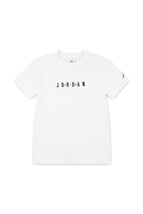 Jordan T-shirt dziecięcy z bawełną biały 95D634
