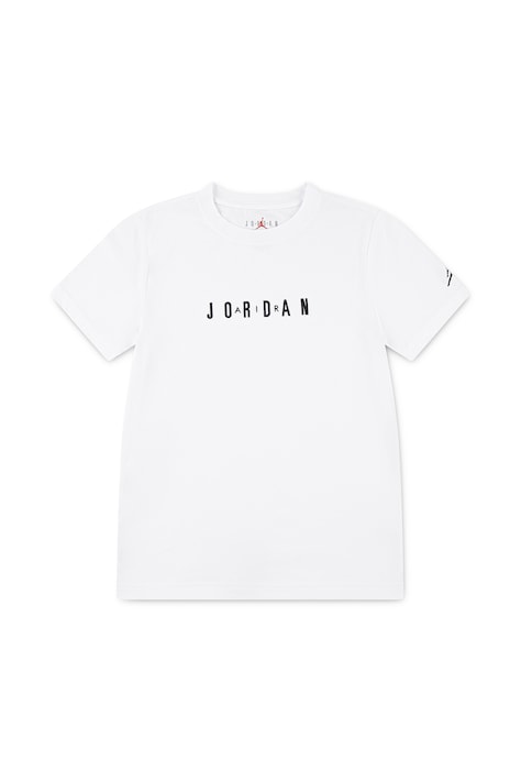 Jordan Tričko detské s bavlnou biele 95D634