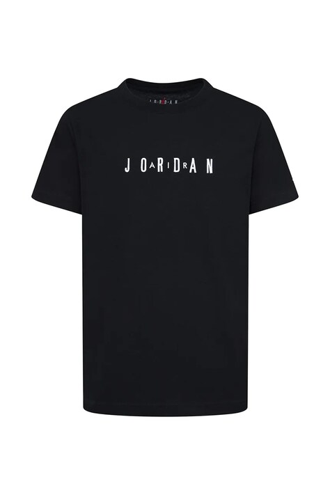 Jordan T-shirt παιδικό με βαμβάκι μαύρο 95D634