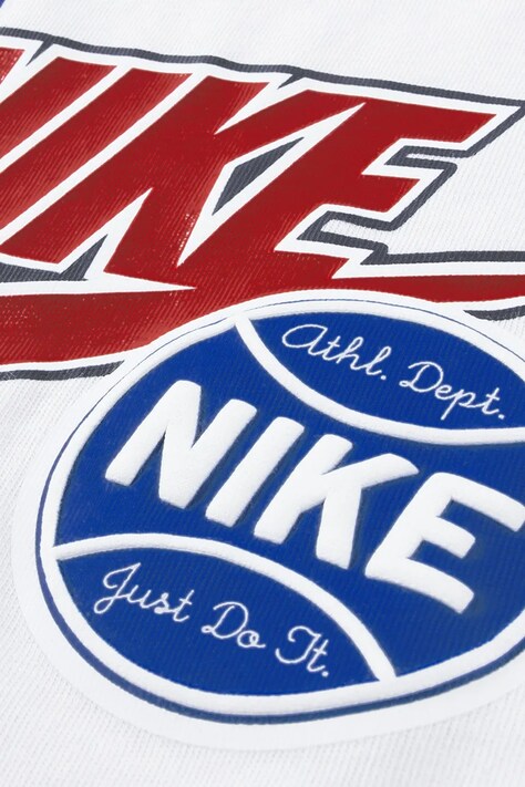 Nike T-shirt παιδικό με βαμβάκι λευκό 86P293