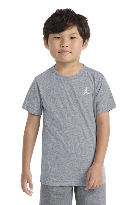 Jordan T-shirt παιδικό με βαμβάκι γκρί 85D266