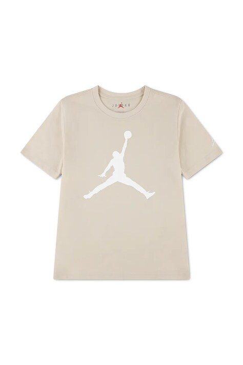 Jordan T-shirt παιδικό βαμβακερό μπεζ 952423