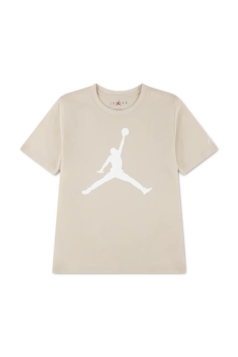 Jordan T-shirt παιδικό βαμβακερό μπεζ 952423