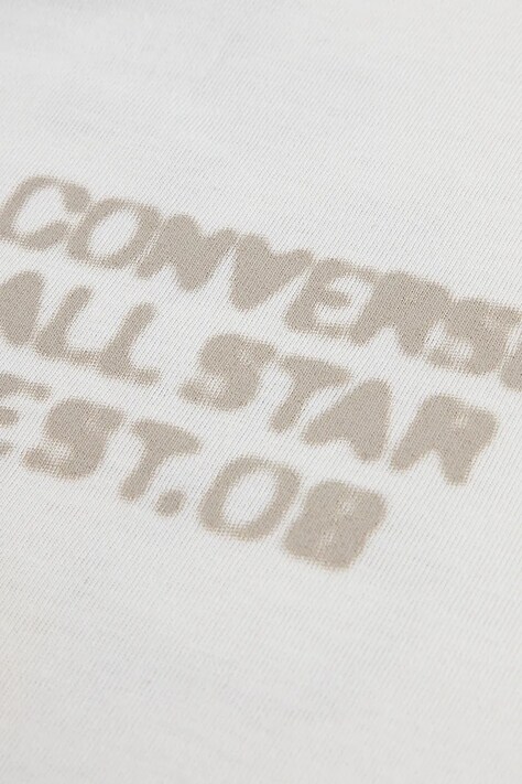 Converse T-shirt dziecięcy z bawełną biały 9CJ826