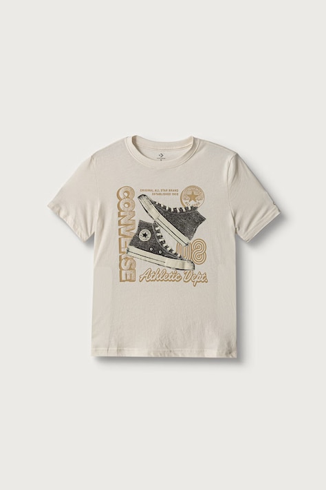 Converse T-shirt dziecięcy bawełniany biały 9CH954